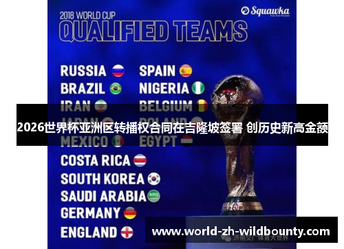 2026世界杯亚洲区转播权合同在吉隆坡签署 创历史新高金额 2026世界杯亚洲区转播权合同在吉隆坡签署 创历史新高金额